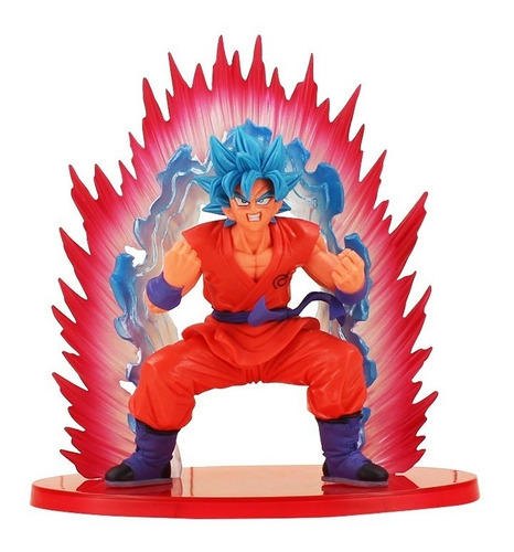 Boneco Figura Goku Deus Super Sayajin Deus Dragon Ball Z Top